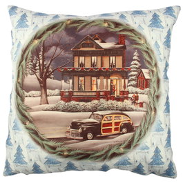 Aberto Design Cojín Multicolor 43 x 43 cm